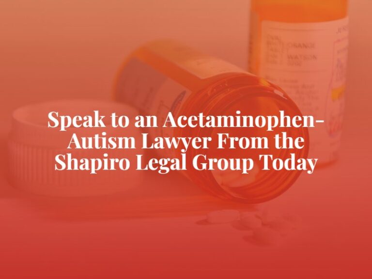 AcetaminophenAutism Lawsuit Lawyer