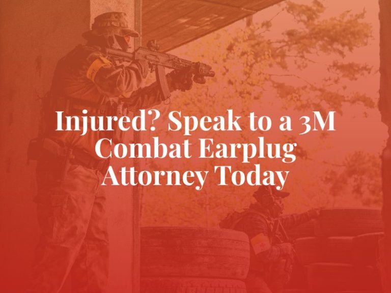 3M Combat Earplugs Lawsuit Hearing Loss & Tinnitus Claim