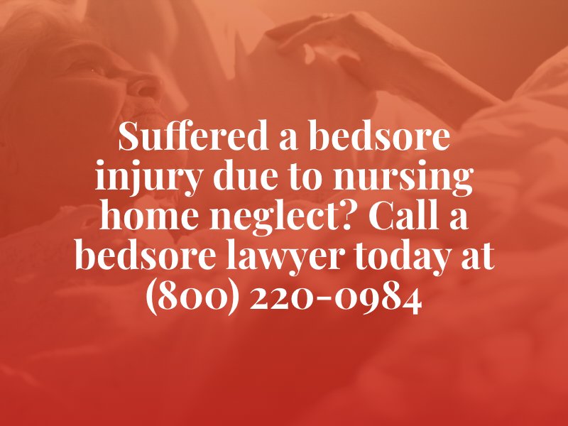 Call a New Jersey Bedsore Attorney at (800) 220-0984